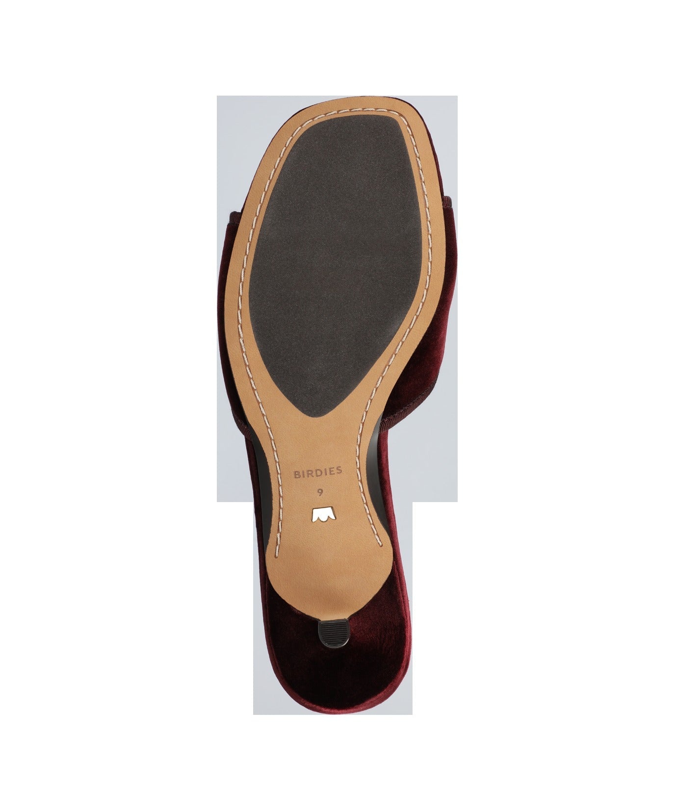 The Kiwi Kitten Flower - Burgundy Velvet