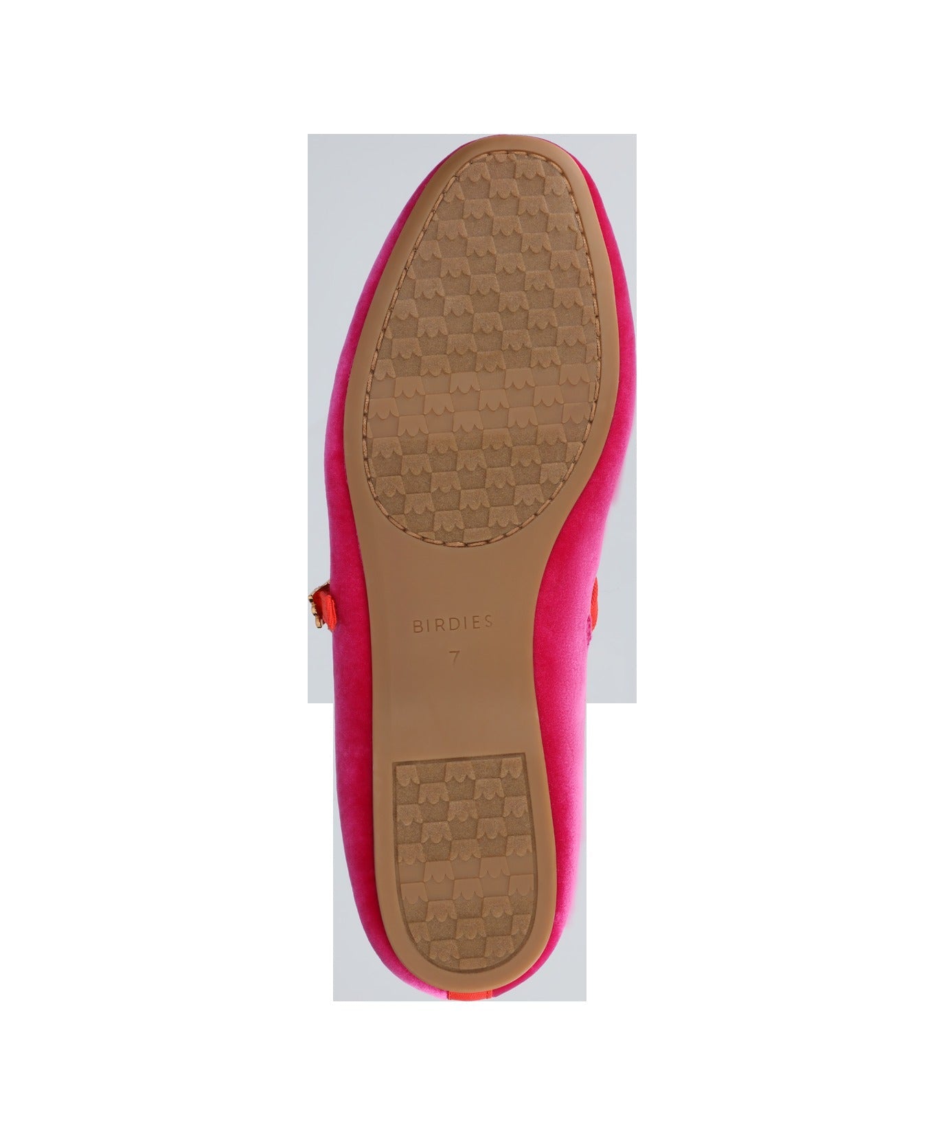 The Hummingbird Mary Jane - Hot Pink Velvet