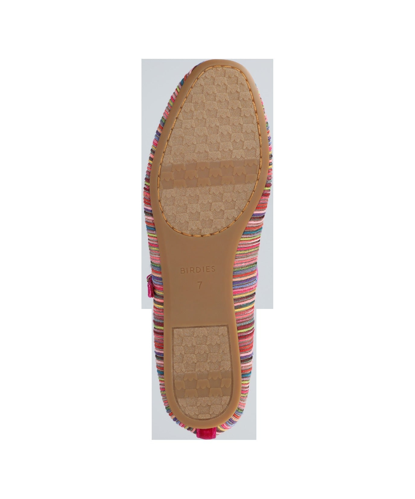 The Hummingbird Mary Jane Grosgrain - Hot Pink Multi Stripe