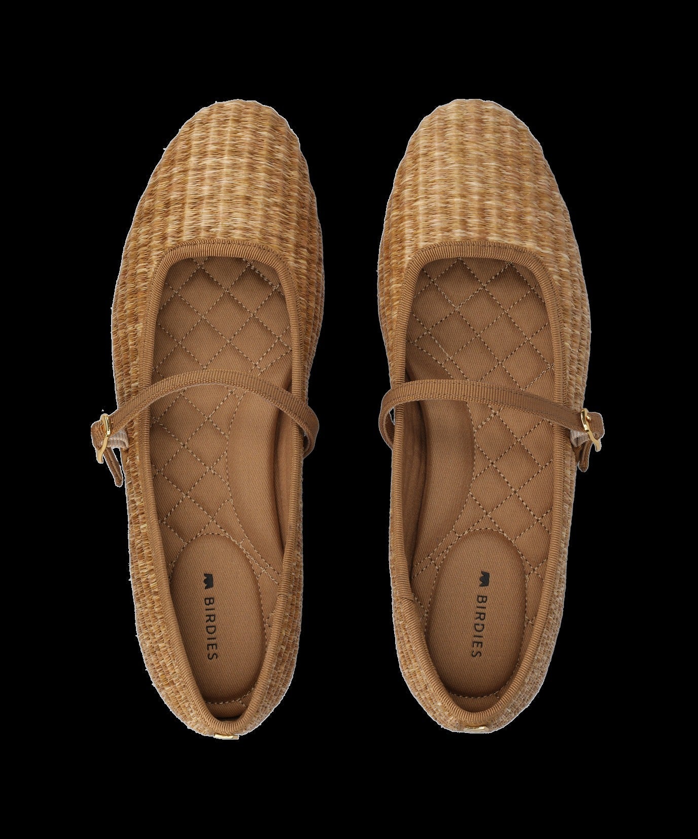 The Hummingbird Mary Jane - Tan Raffia