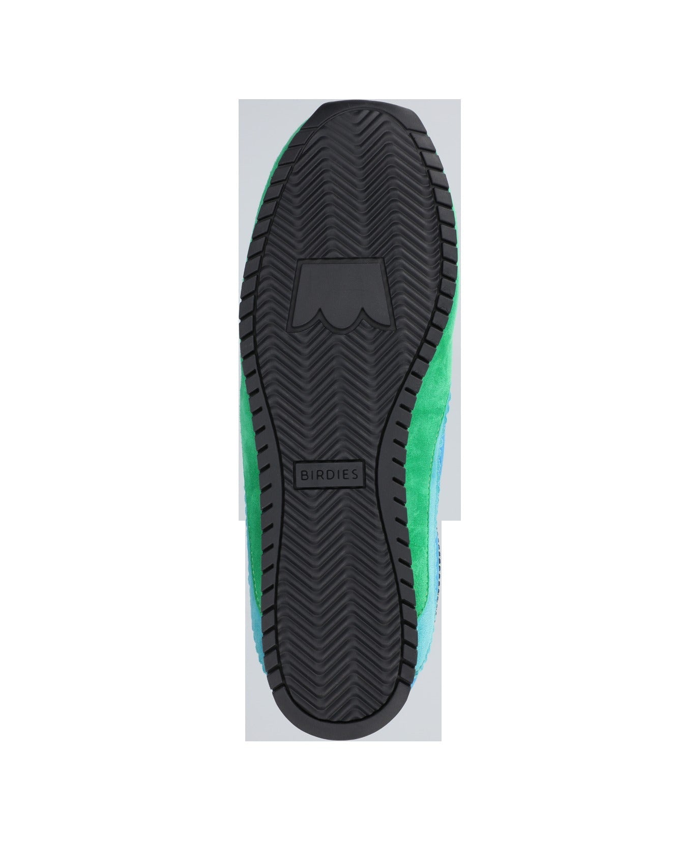The Speedbird - Multi Cyan Suede