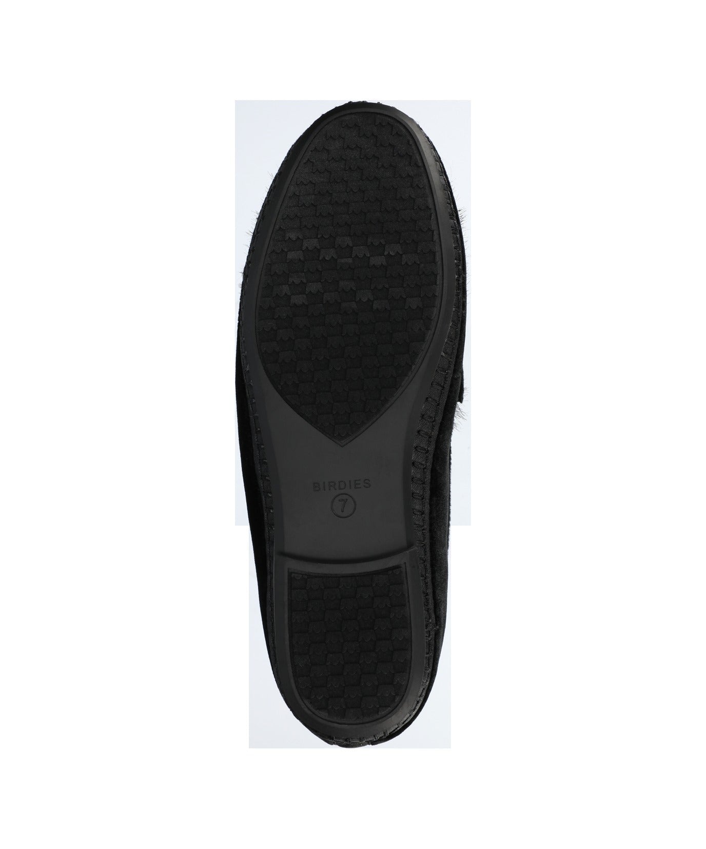 The Heron Loafer Cozy - Black Velvet Faux Fur