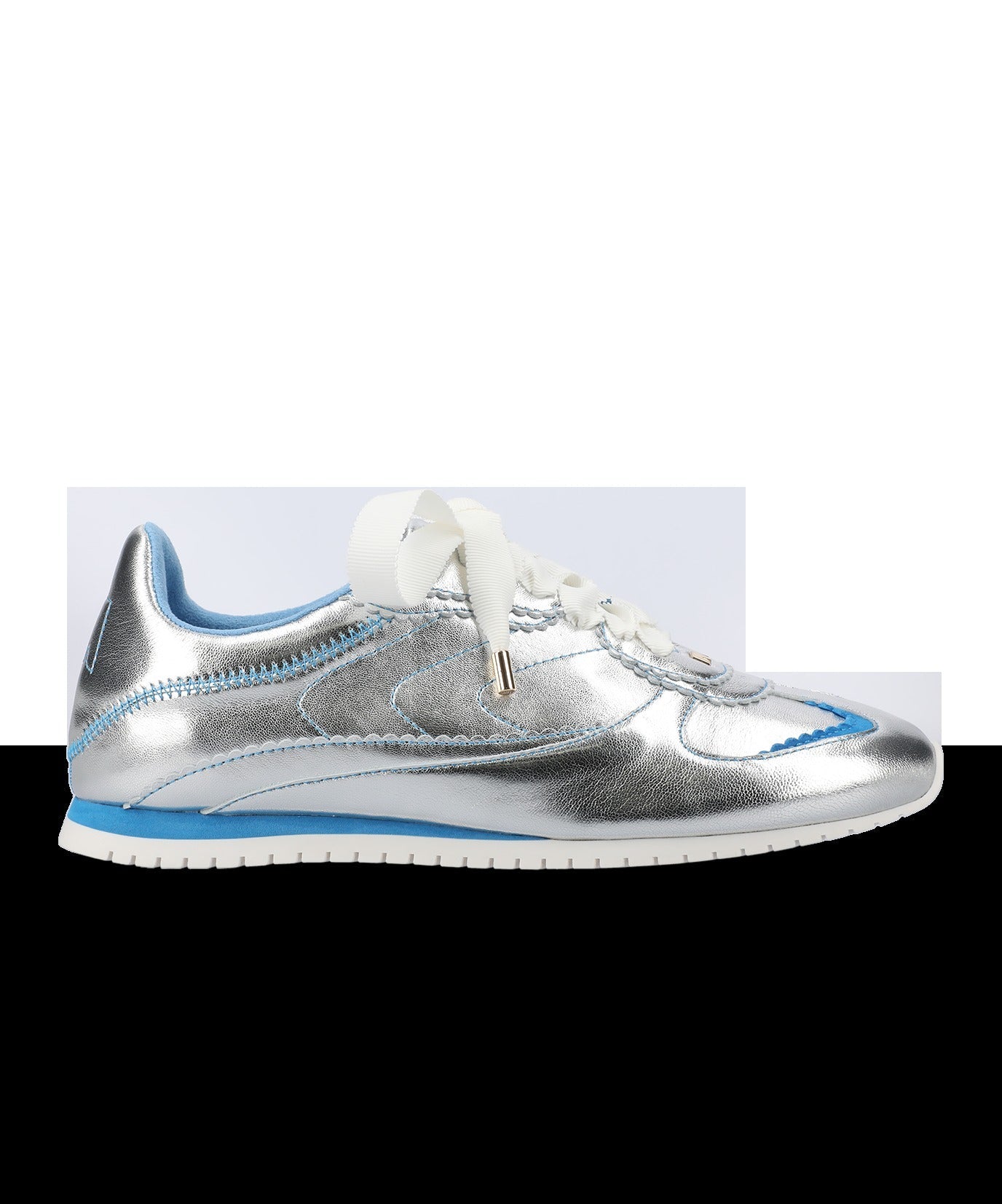 The Speedbird - Silver Metal Leather