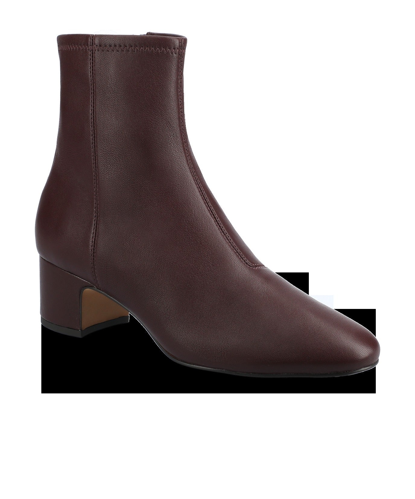 The Starling 50 Bootie - Burgundy Stretch Leather