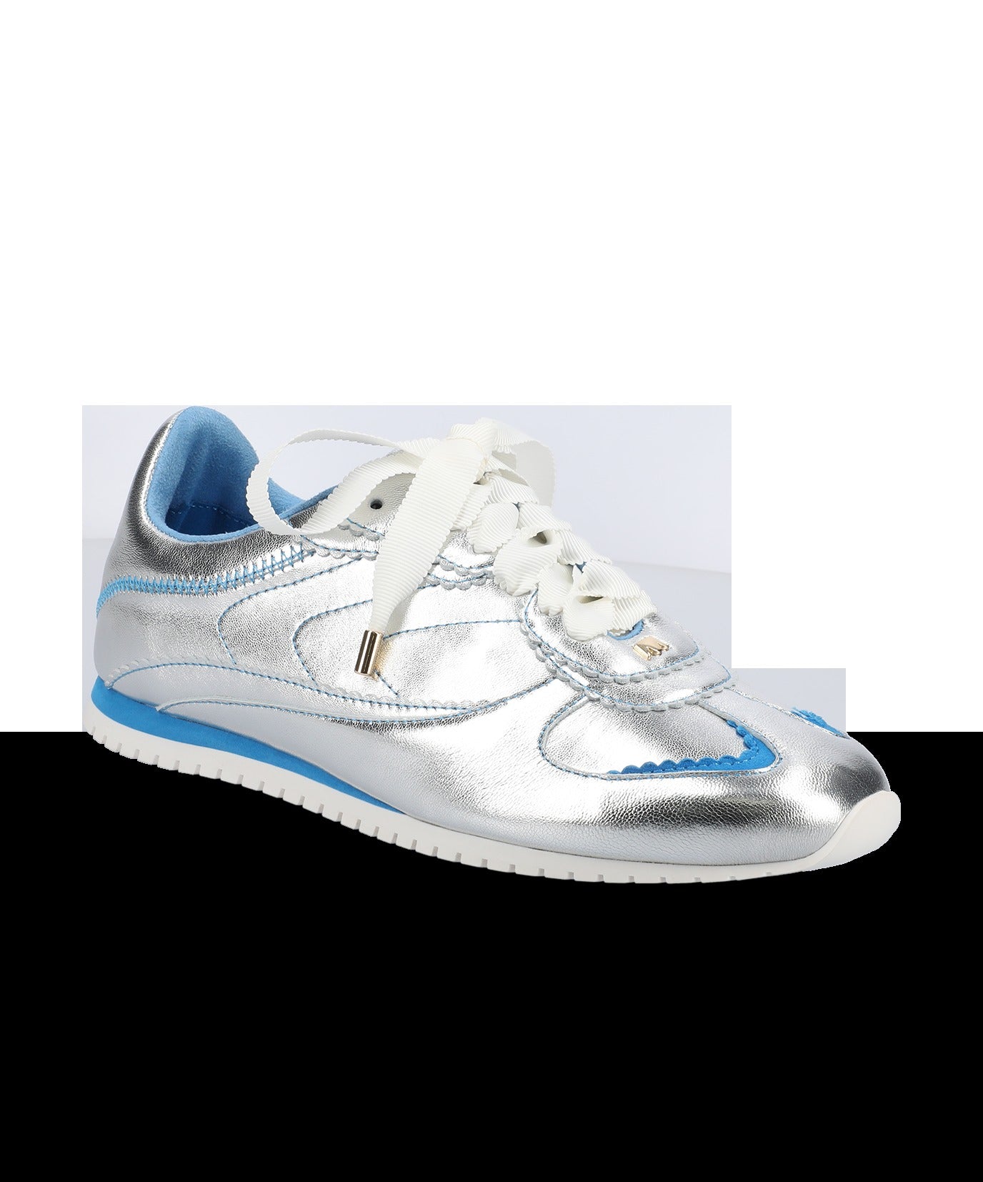 The Speedbird - Silver Metal Leather