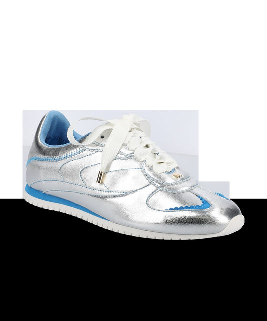 The Speedbird - Silver Metal Leather