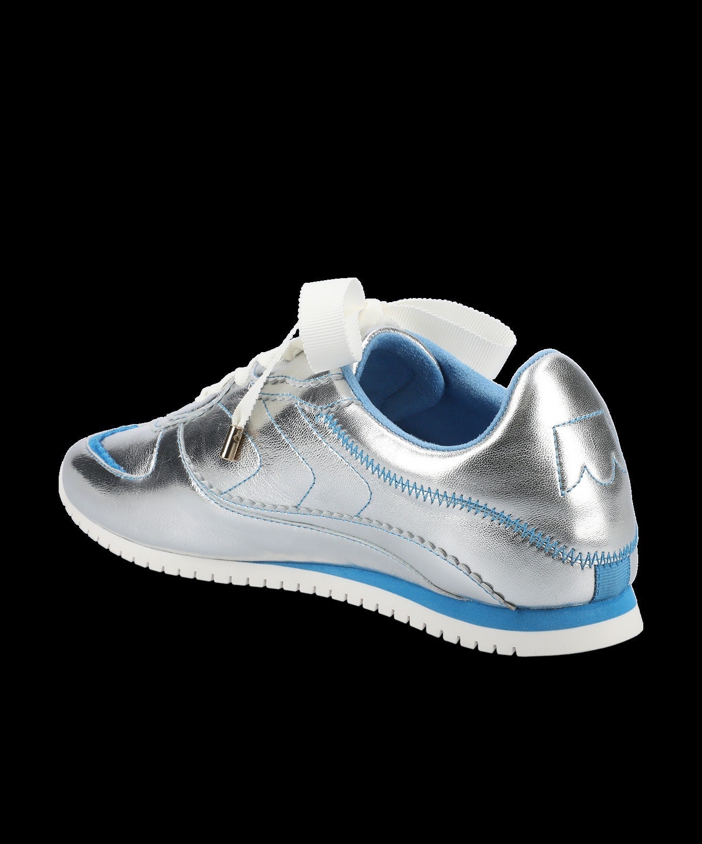 The Speedbird - Silver Metal Leather