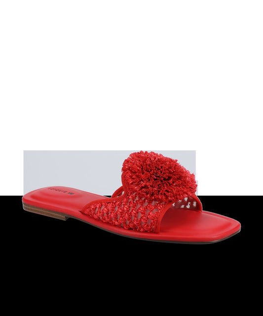 The Kiwi Pom - Red Openweave