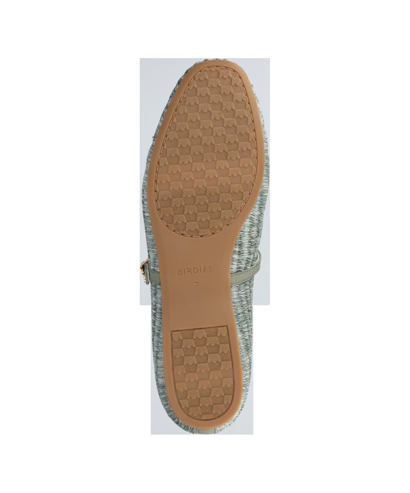 The Hummingbird Mary Jane - Seafoam Raffia