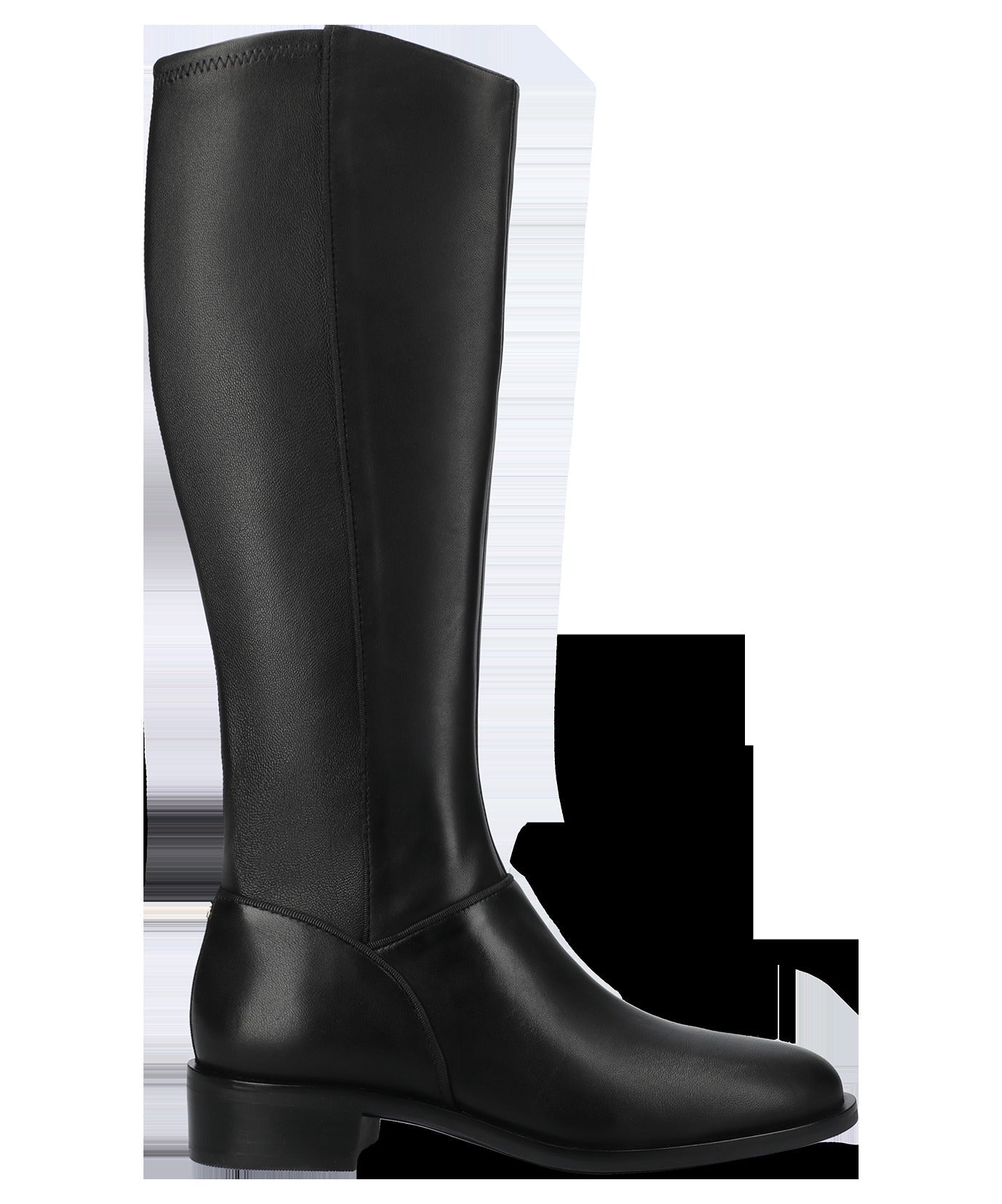 The Starling Tall Boot - Black Leather