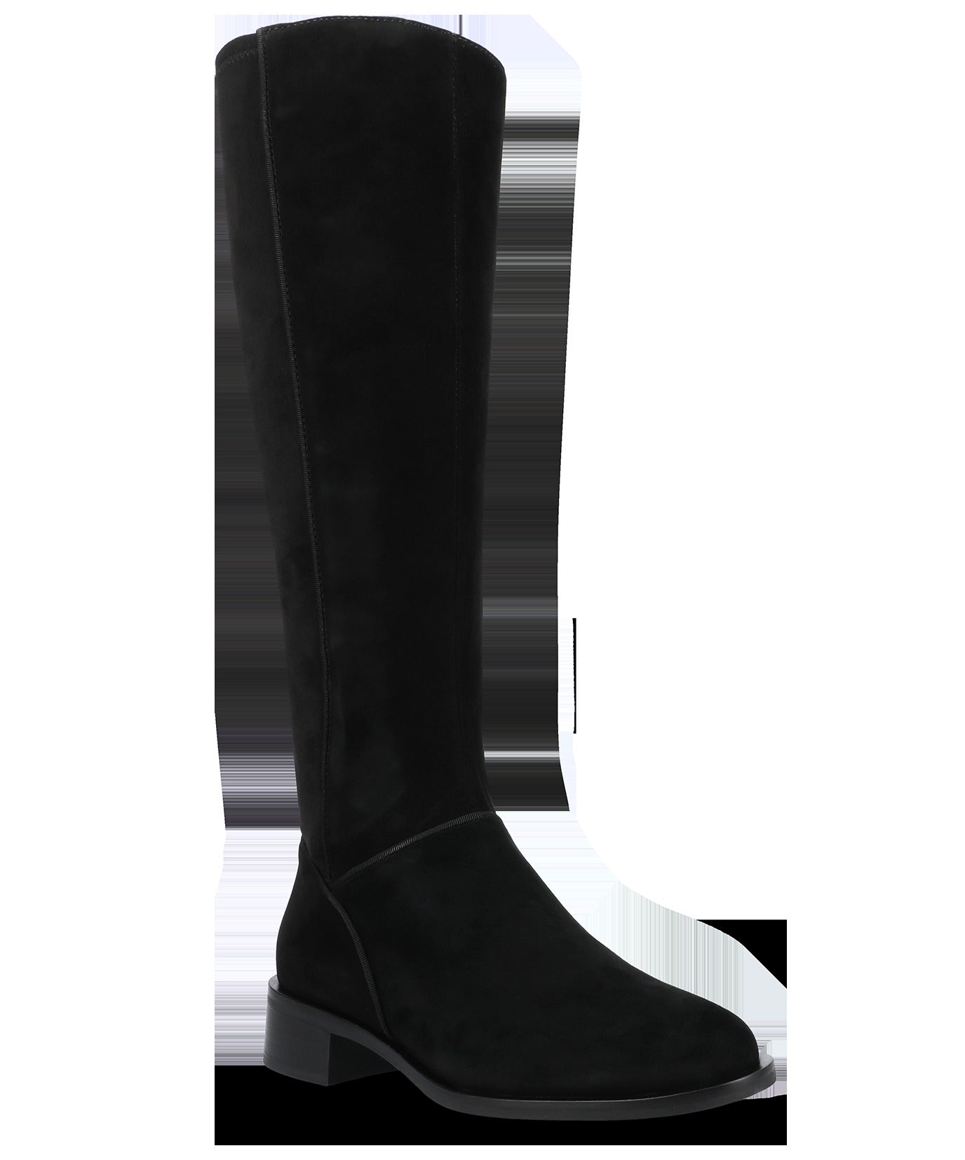 The Starling Tall Boot - Black Suede