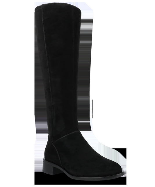 The Starling Tall Boot - Black Suede