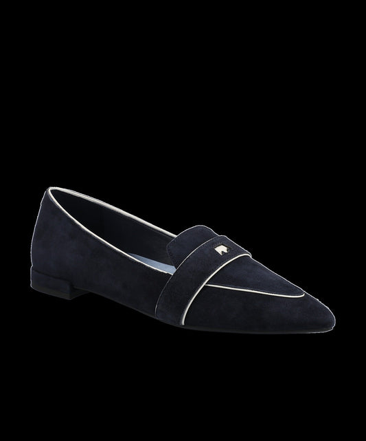 The Sparrow Loafer - Navy Suede