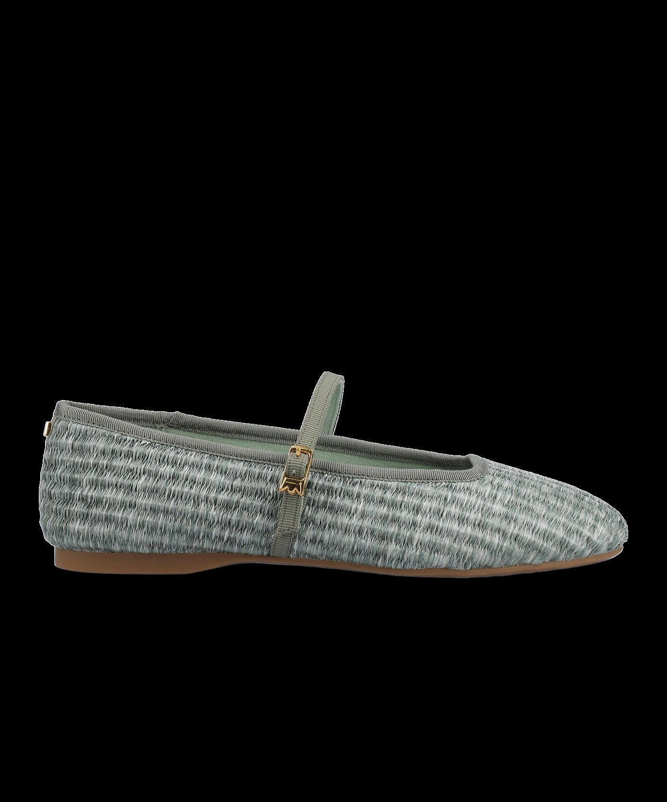 The Hummingbird Mary Jane - Seafoam Raffia