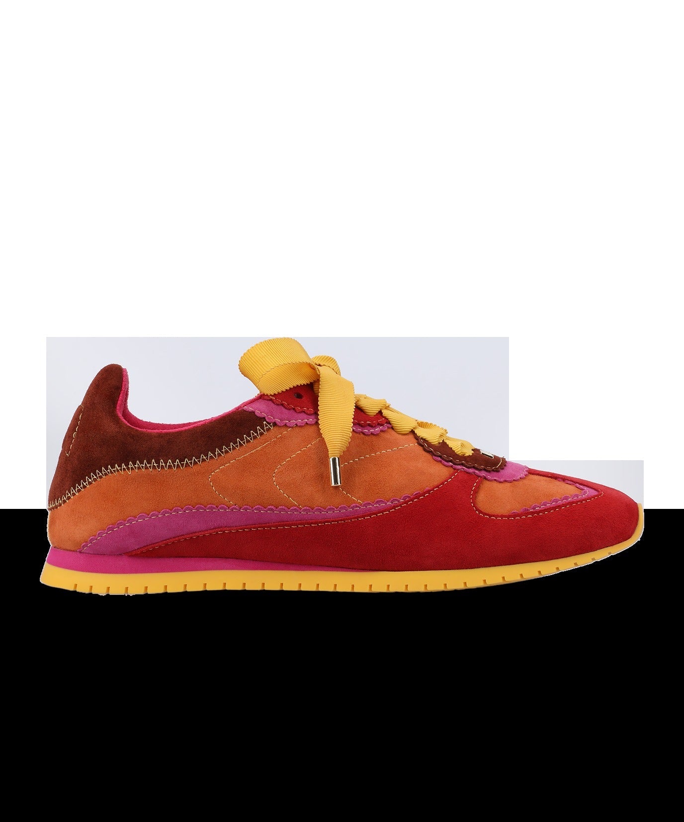 The Speedbird - Multi Burnt Orange Suede