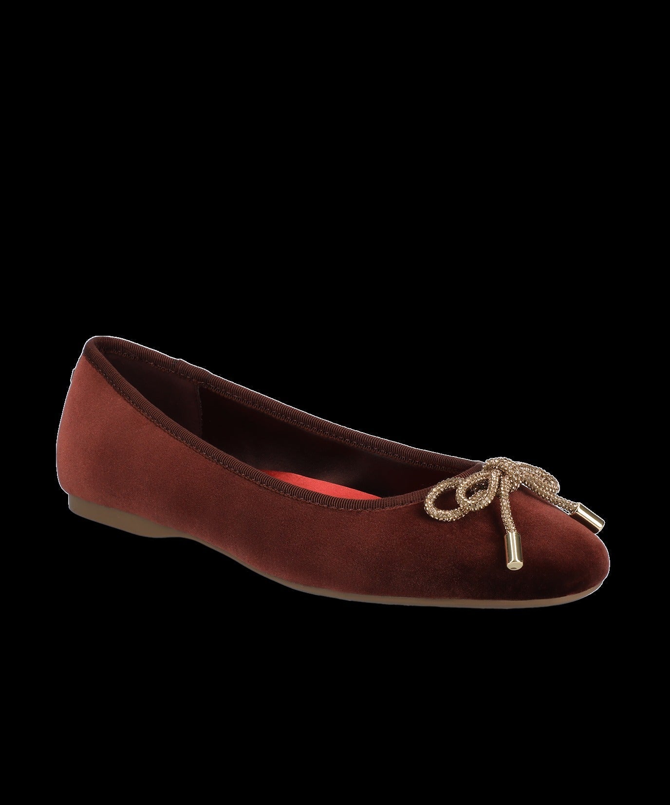 The Hummingbird - Brandy Velvet Jeweled Bow