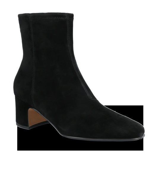 The Starling 50 Bootie - Black Stretch Suede