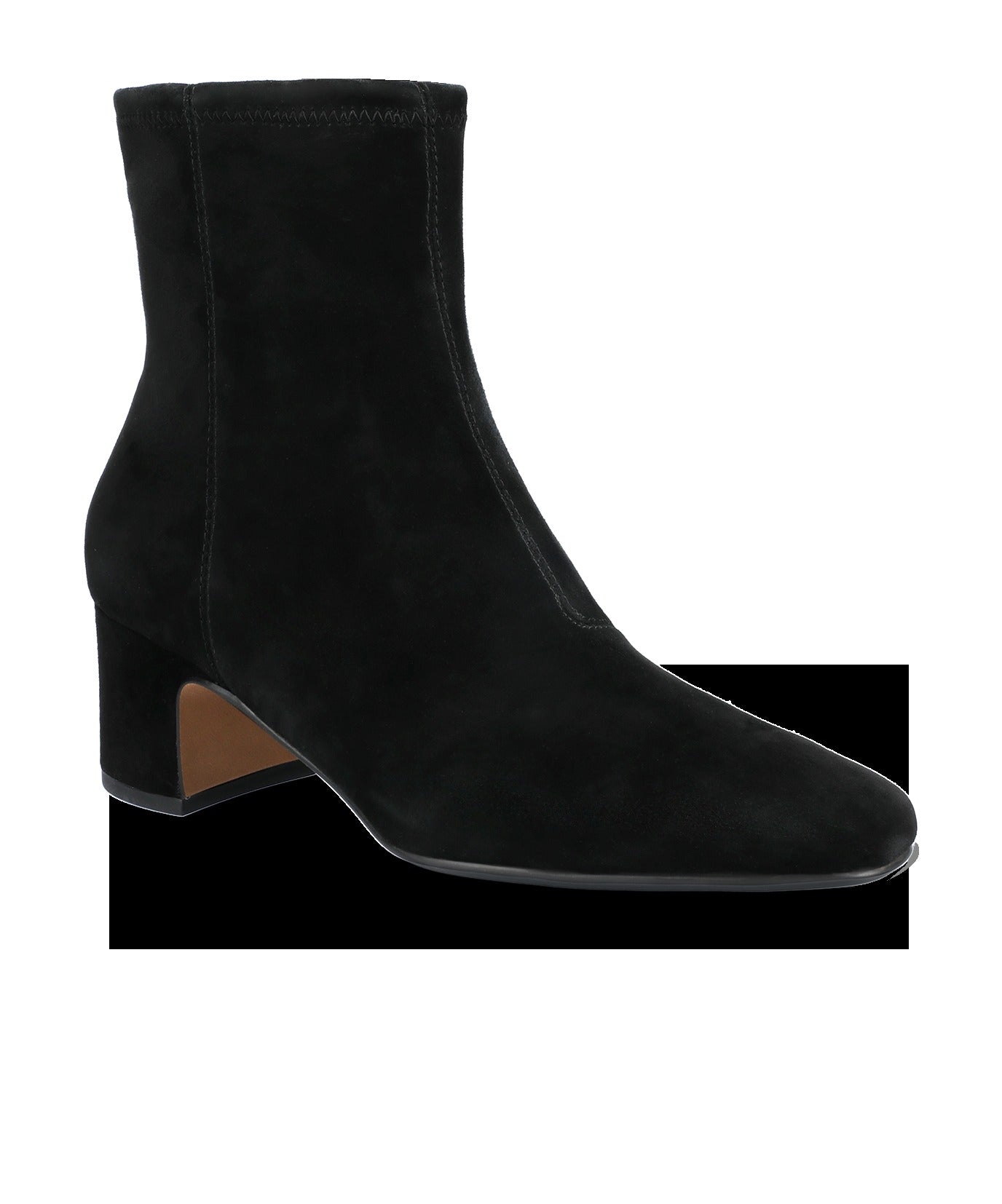 The Starling 50 Bootie - Black Stretch Suede