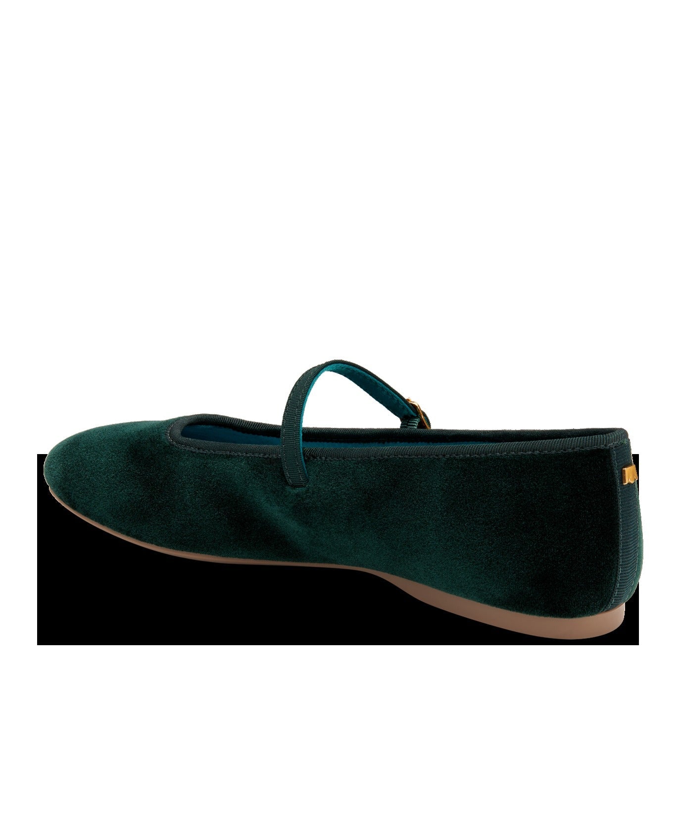 The Hummingbird Mary Jane - Dark Green Velvet