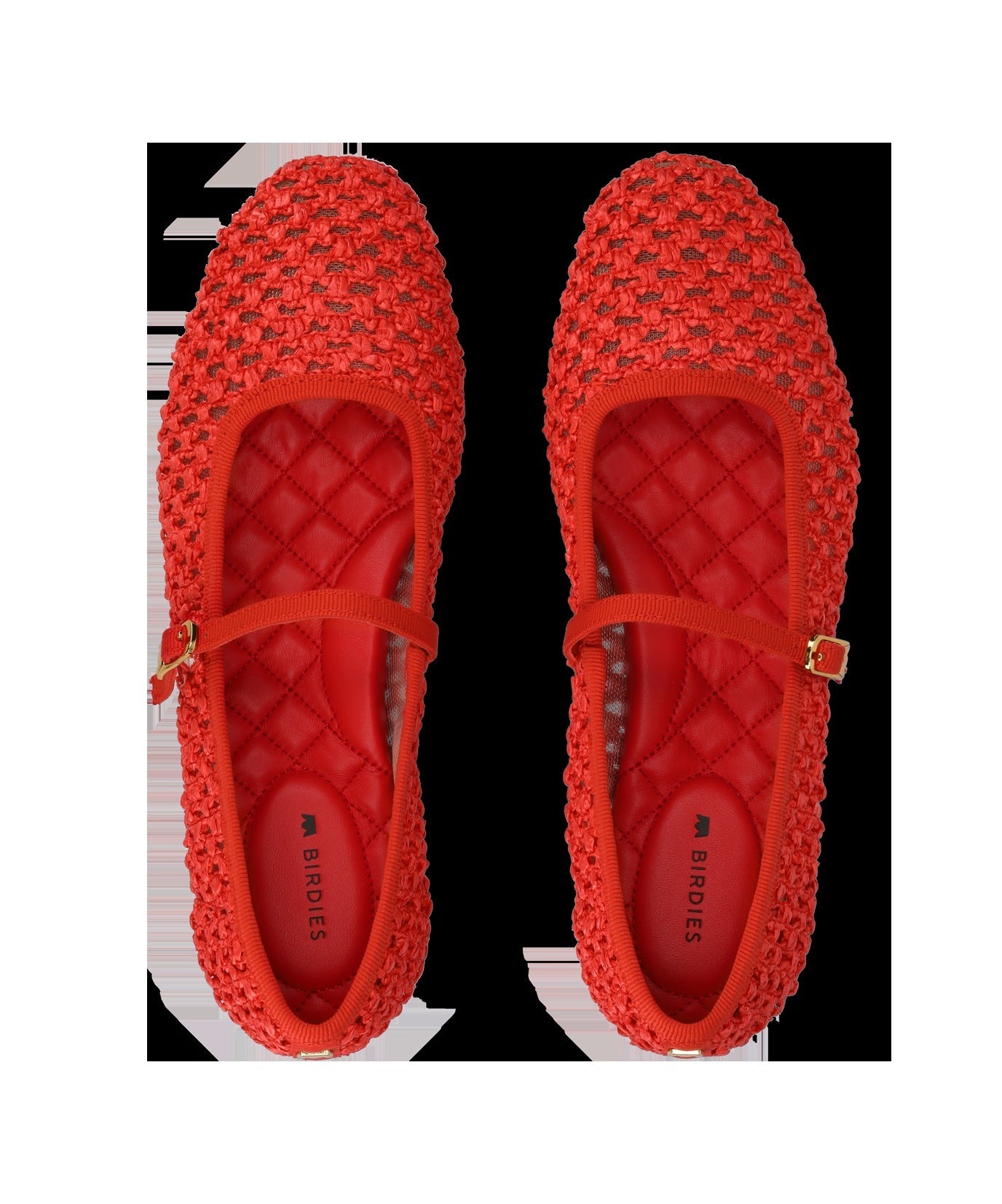 The Hummingbird Mary Jane - Red Openweave