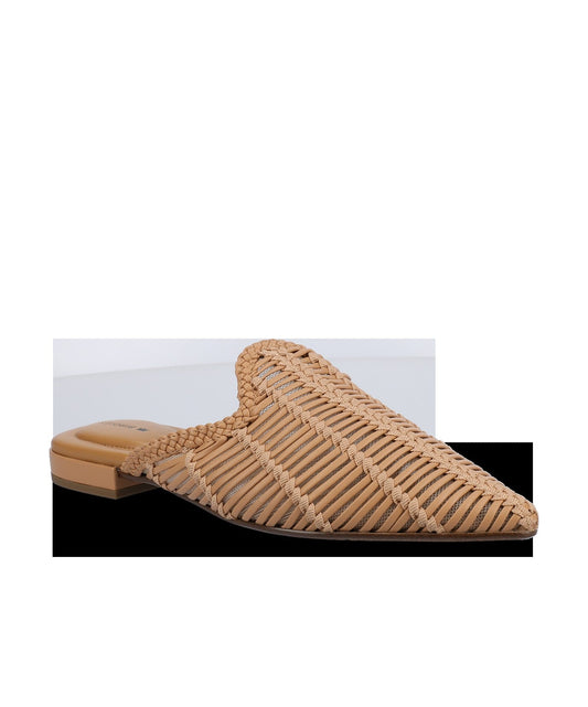 The Goldfinch 15 Woven Slide - Toffee Woven