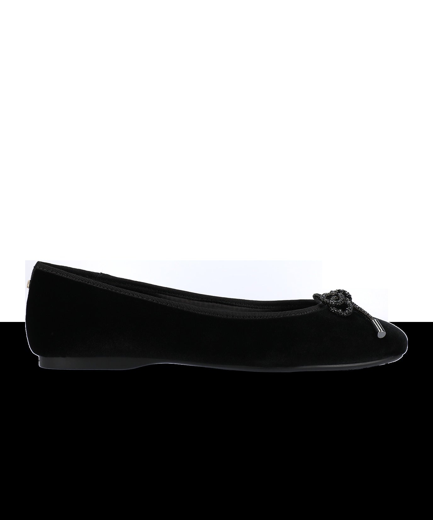 The Hummingbird - Black Velvet Jeweled Bow