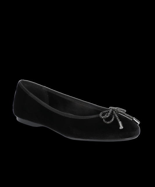 The Hummingbird - Black Velvet Jeweled Bow
