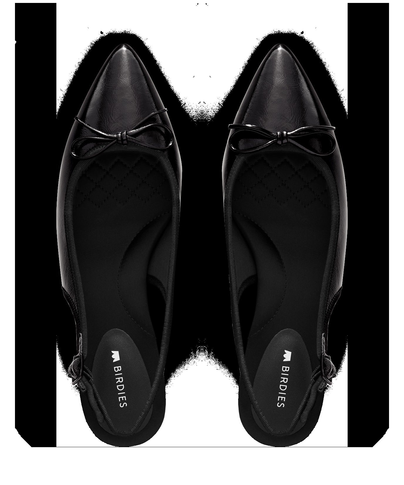The Goldfinch Kitten Heel - Black Patent Leather