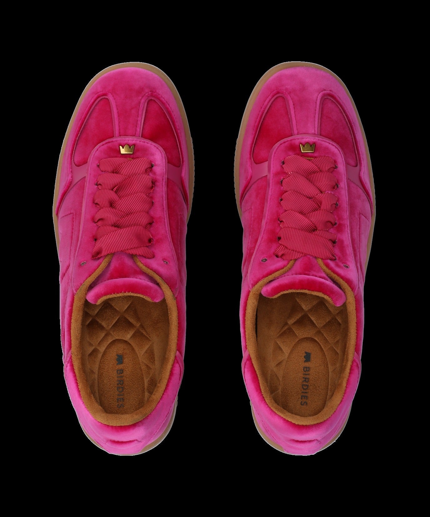 The Jay Sneaker - Hot Pink Velvet