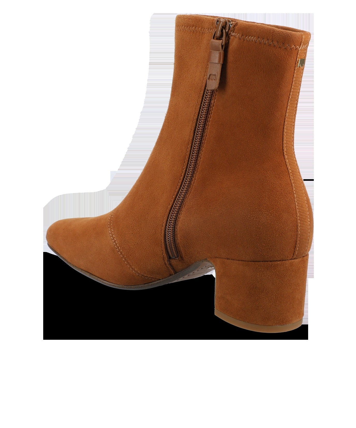 The Starling 50 Bootie - Tan Stretch Suede