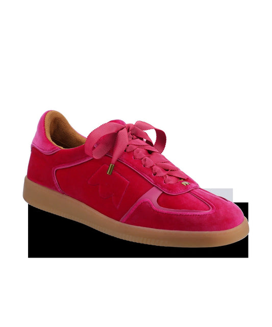 The Jay Sneaker - Hot Pink Velvet
