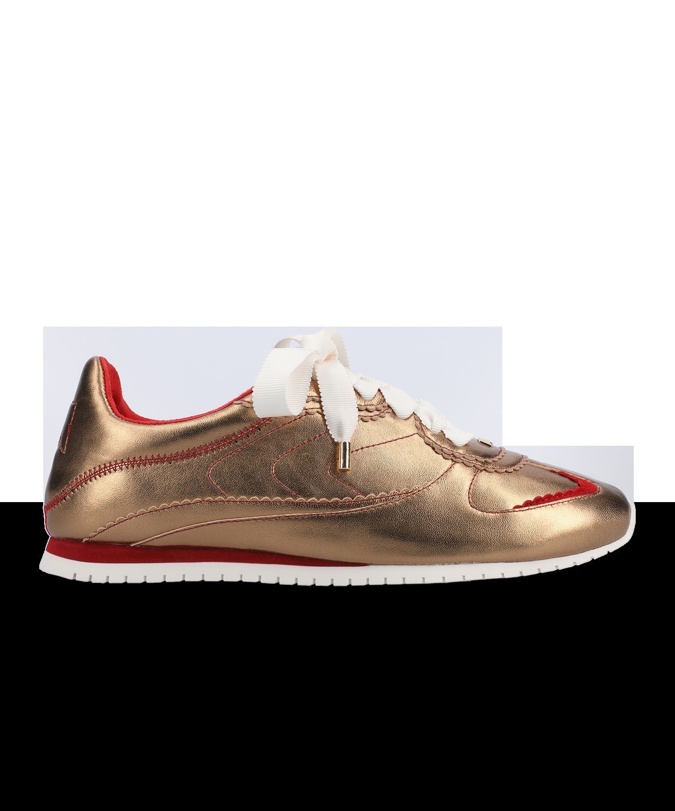The Speedbird - Vintage Gold Metal Leather
