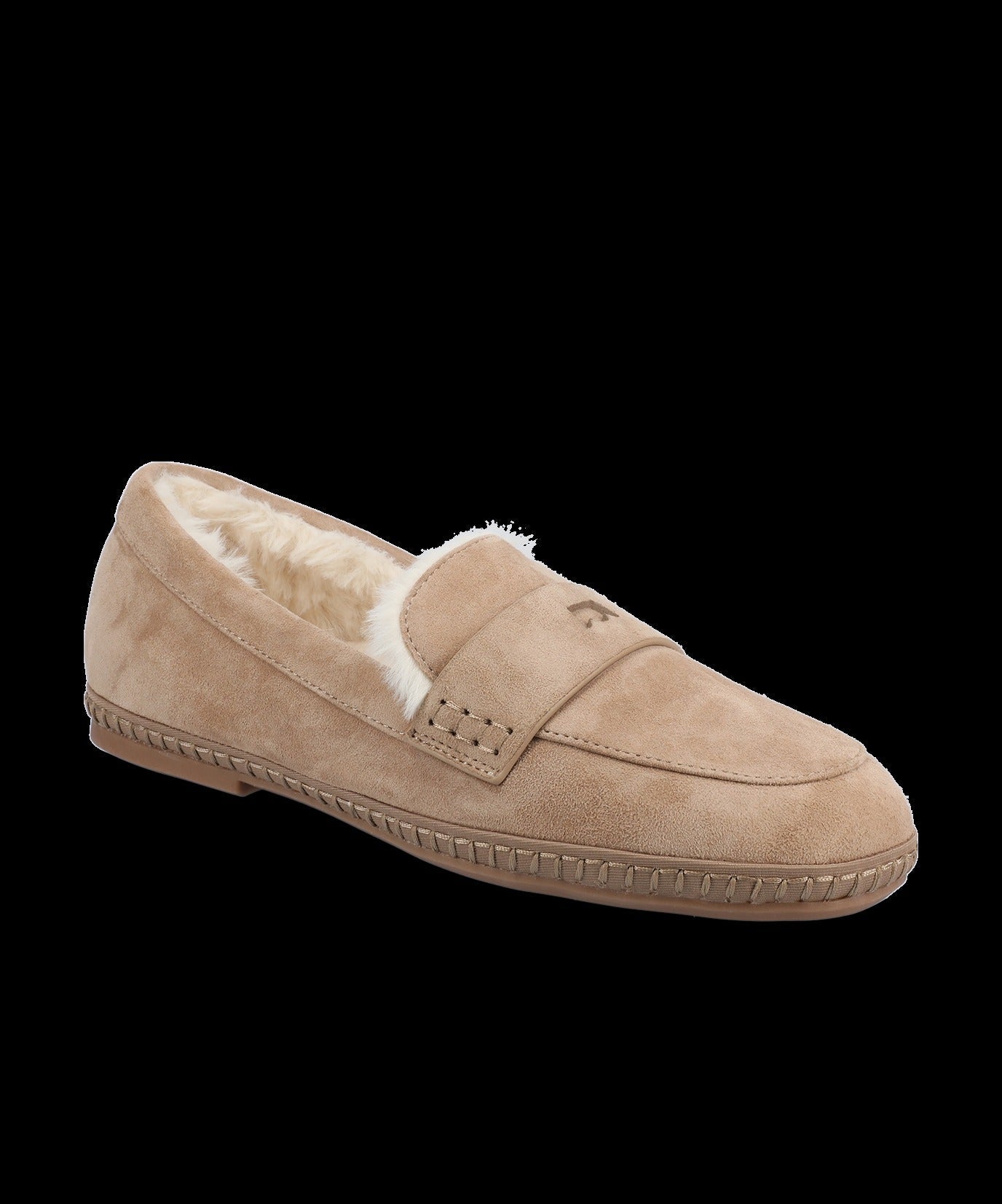 The Heron Loafer Cozy - Latte Suede