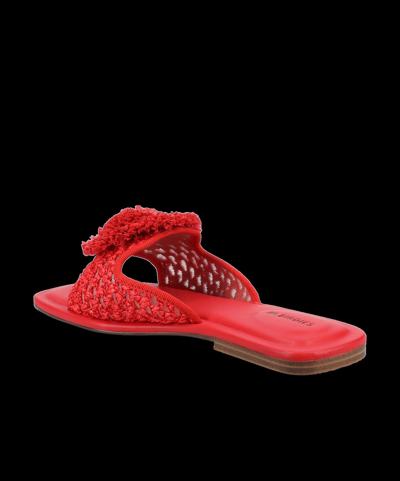 The Kiwi Pom - Red Openweave
