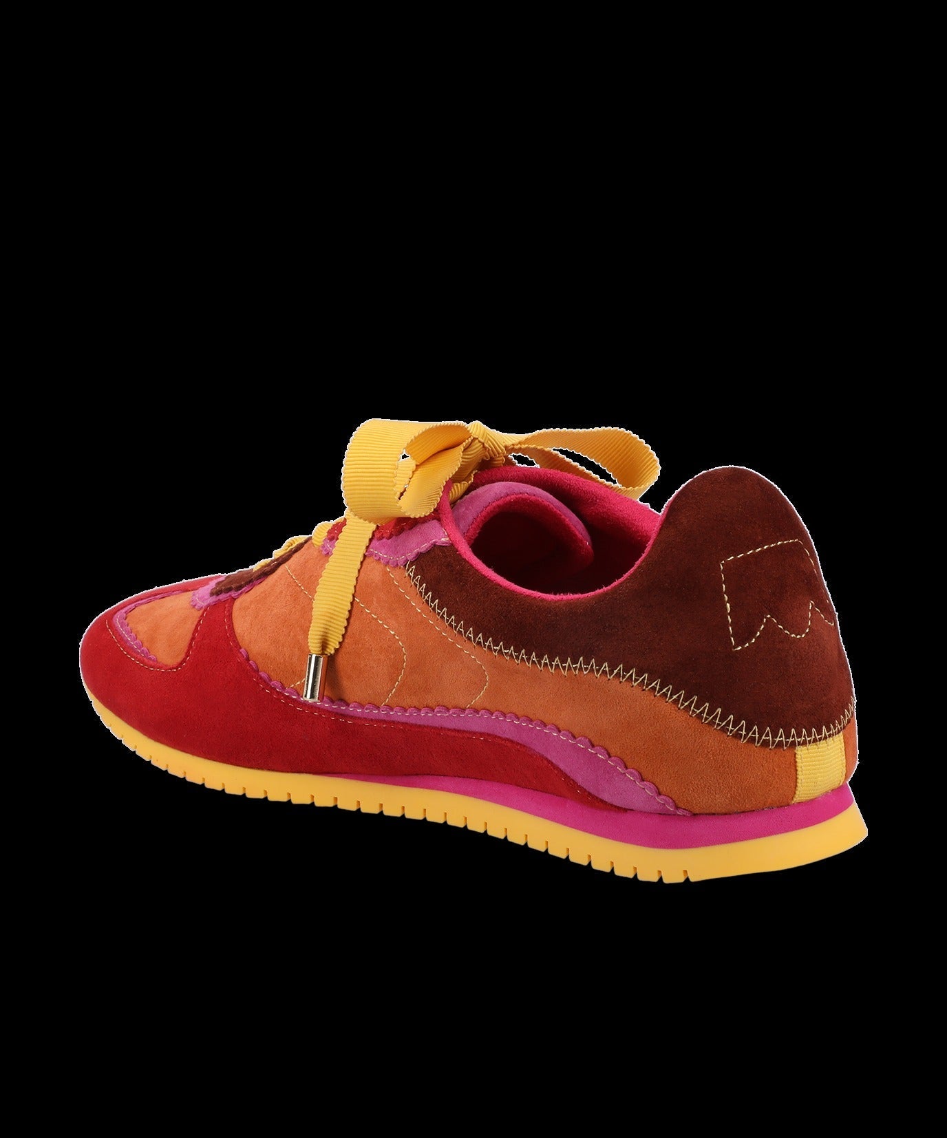 The Speedbird - Multi Burnt Orange Suede