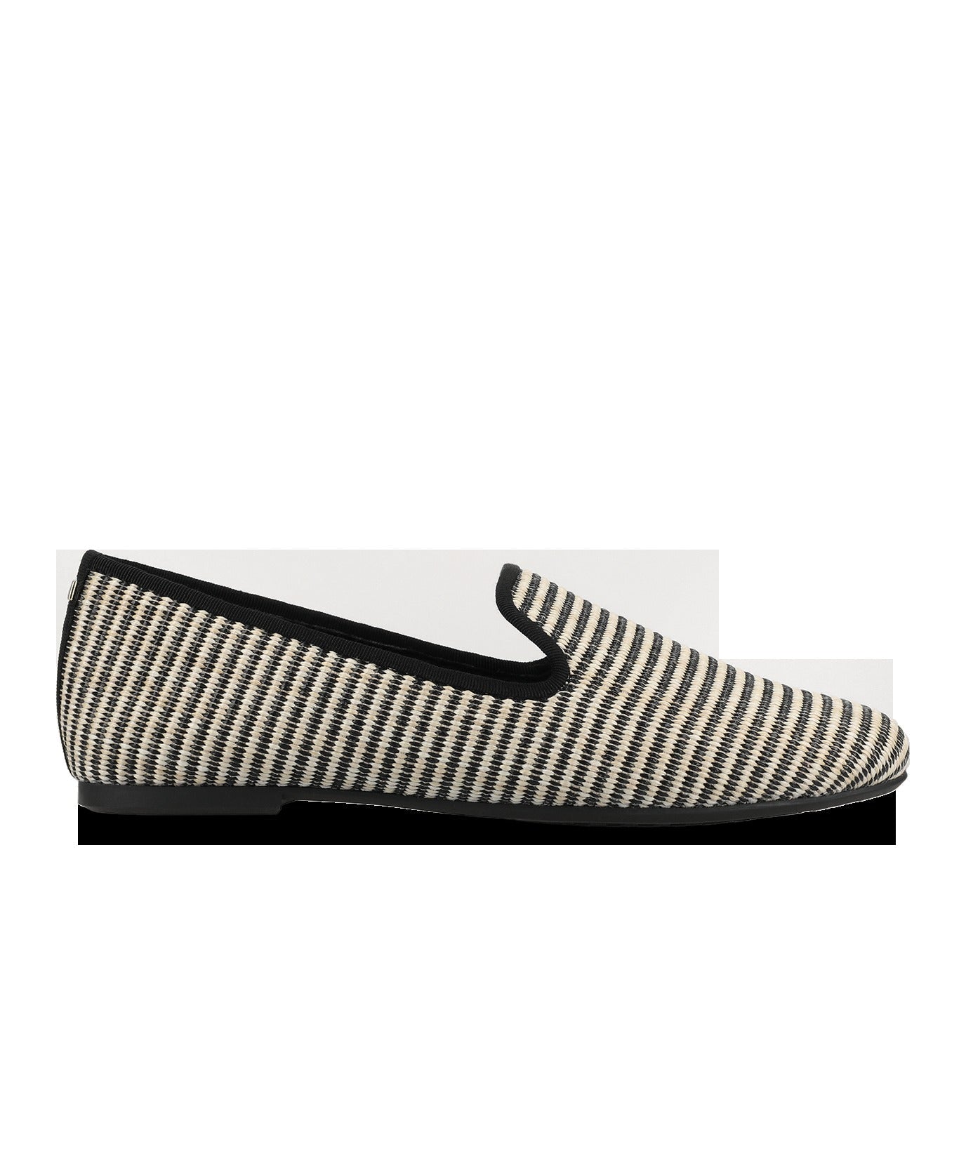 The Starling - Black/Off White Two Tone Raffia