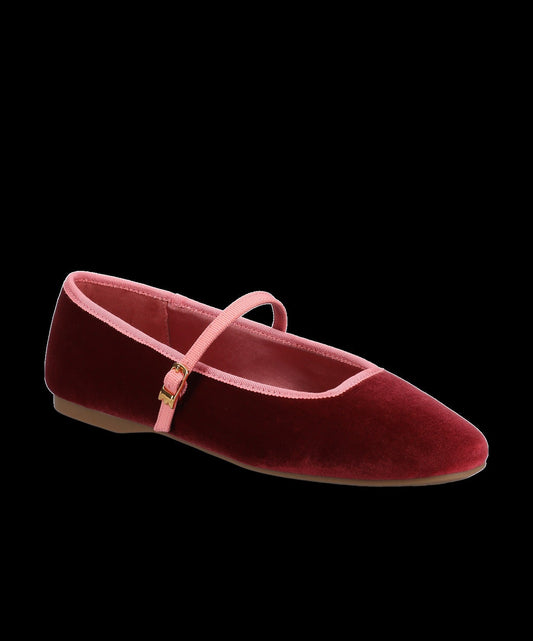 The Hummingbird Mary Jane - Cognac Velvet