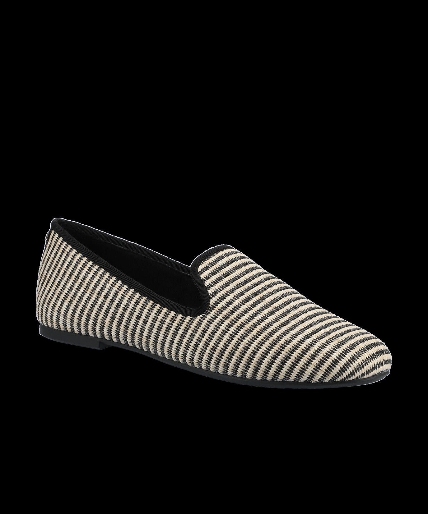 The Starling - Black/Off White Two Tone Raffia
