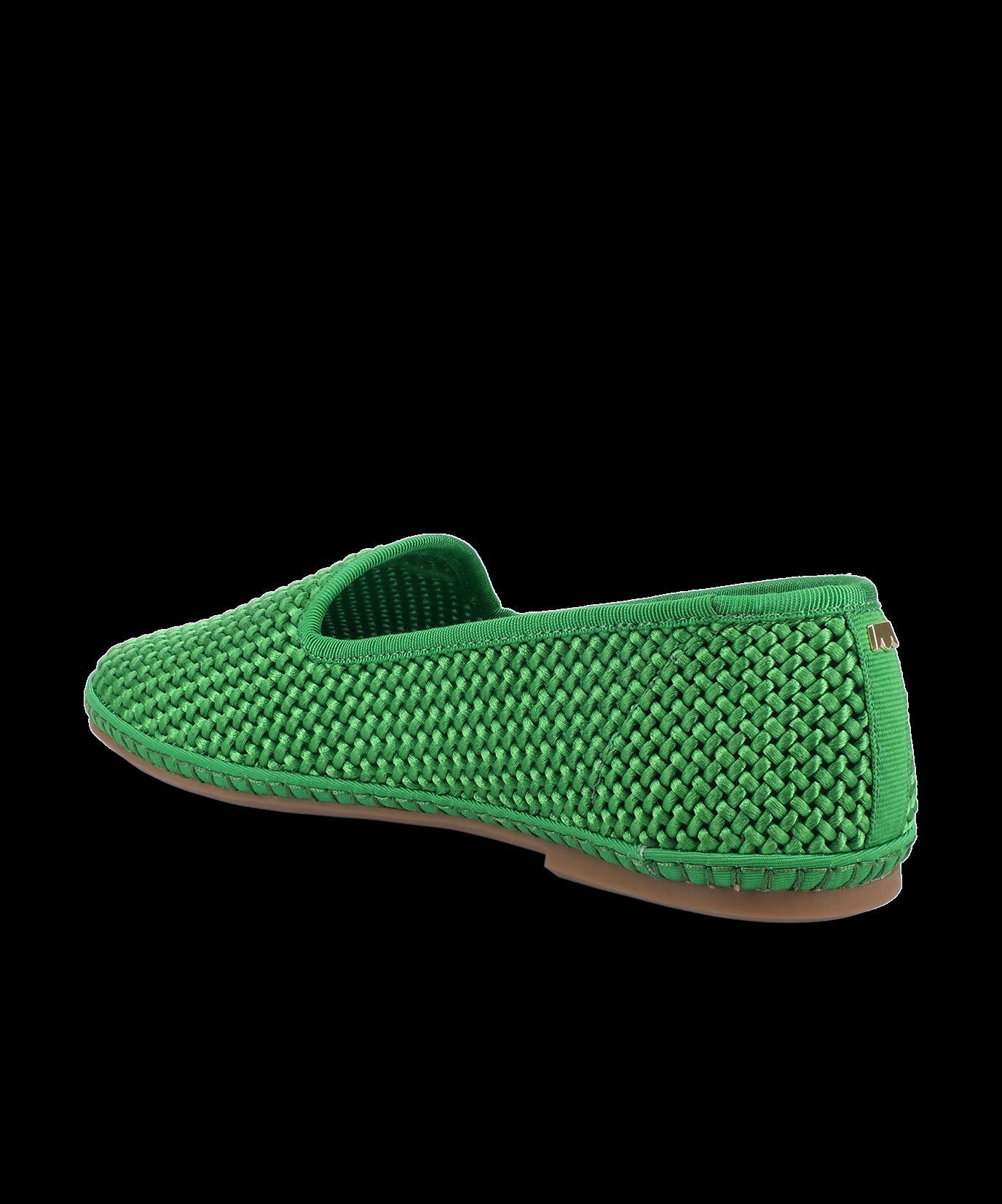 The Heron - Kelly Green Woven Satin