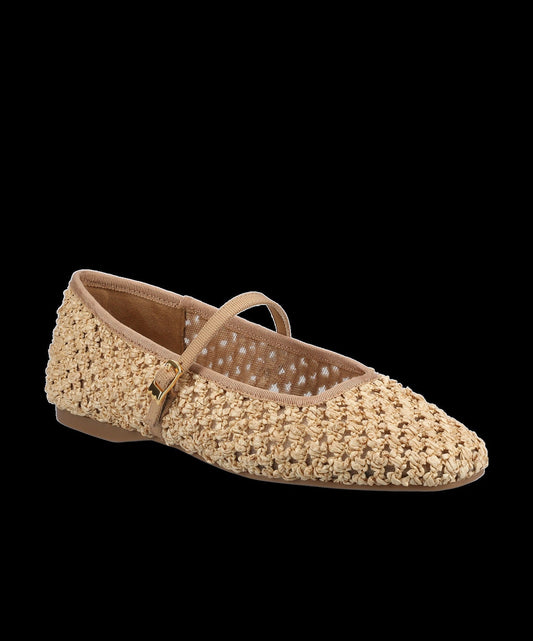 The Hummingbird Mary Jane - Tan Openweave