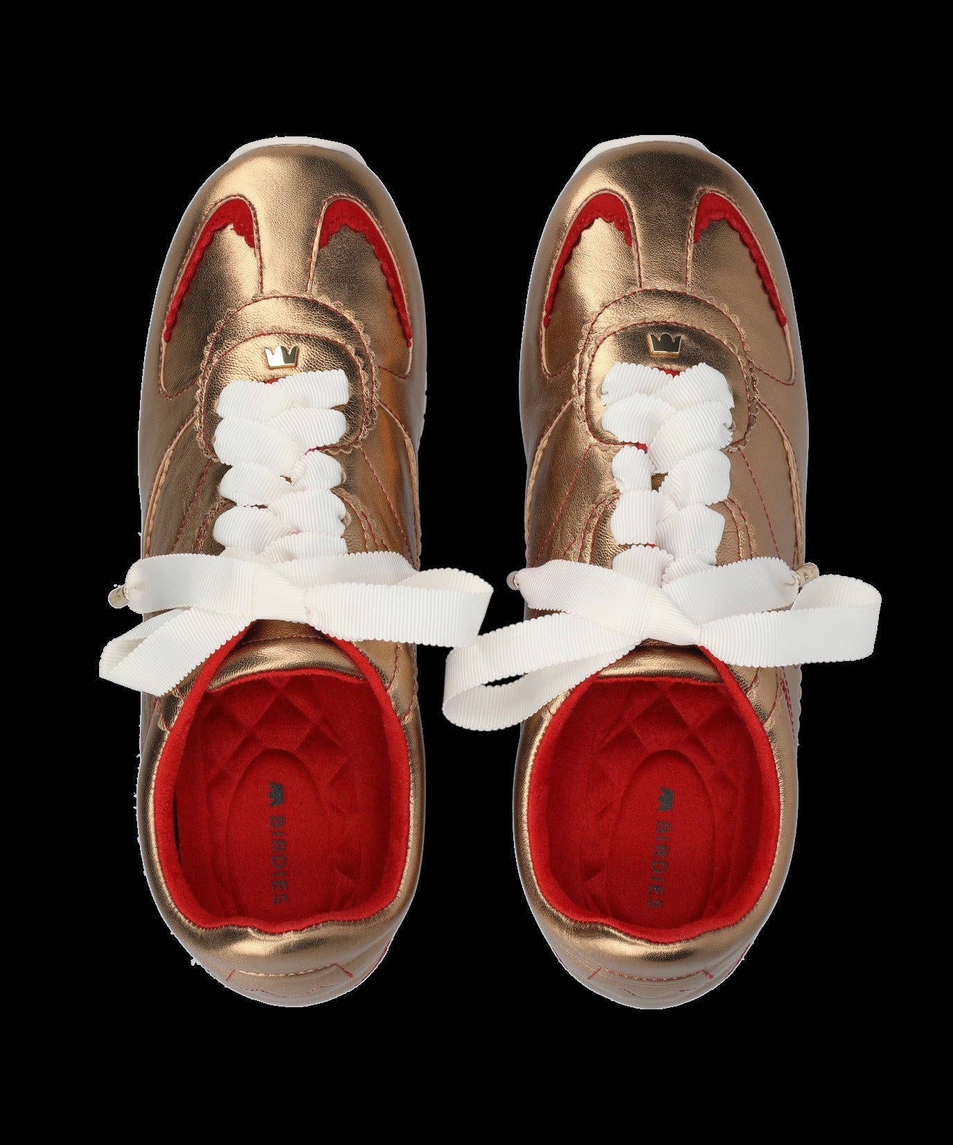 The Speedbird - Vintage Gold Metal Leather