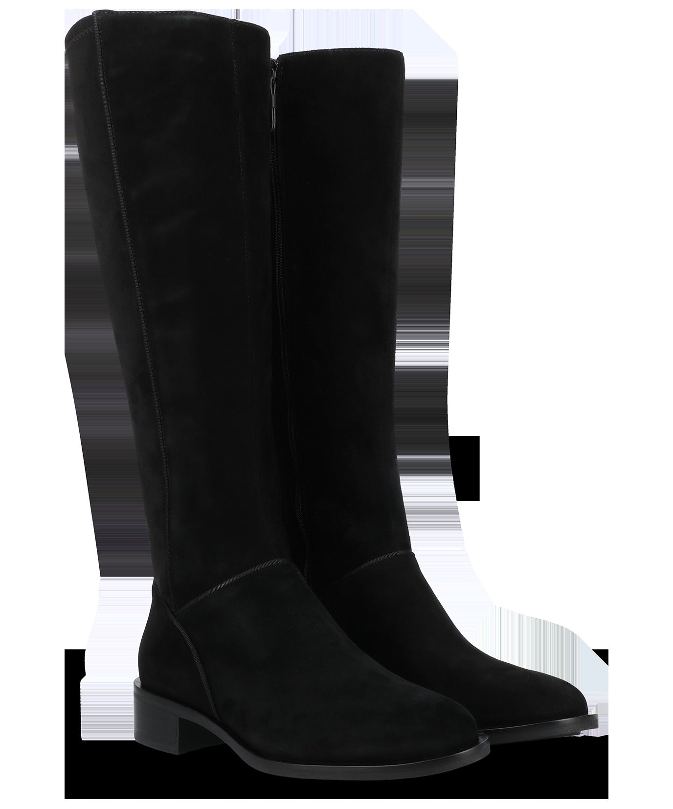 The Starling Tall Boot - Black Suede
