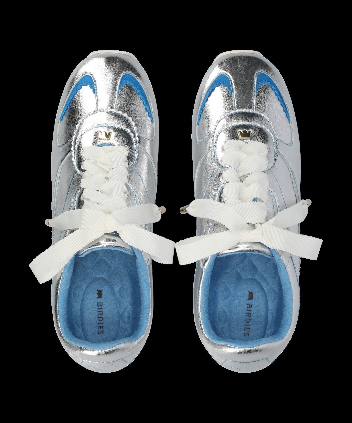 The Speedbird - Silver Metal Leather