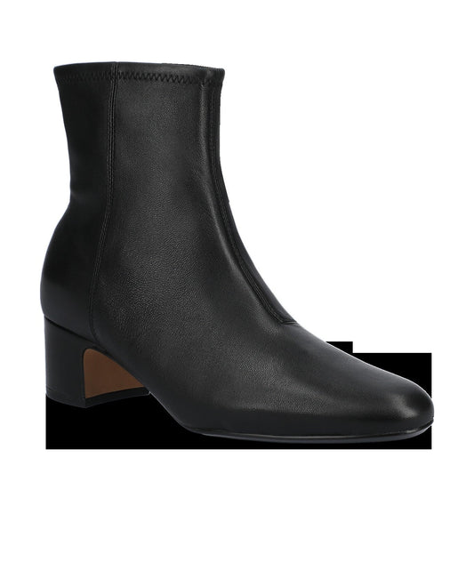 The Starling 50 Bootie - Black Stretch Leather
