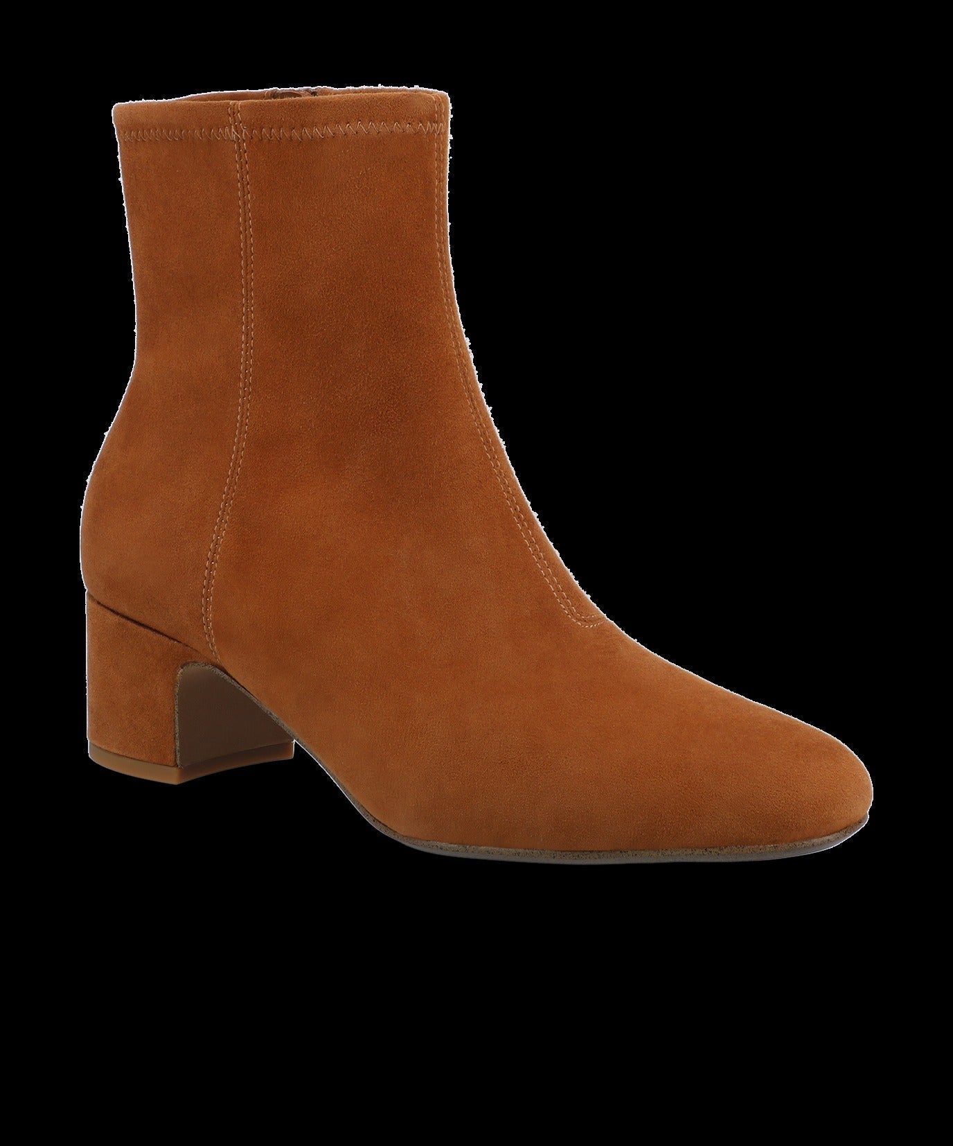 The Starling 50 Bootie - Tan Stretch Suede