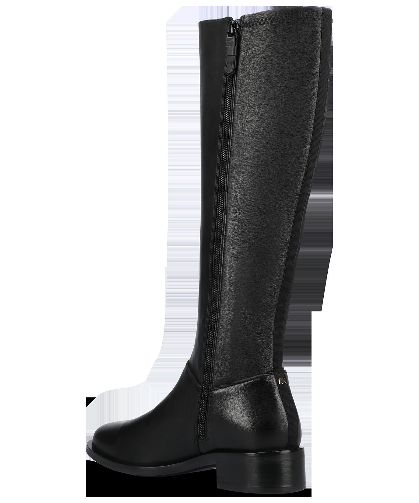 The Starling Tall Boot - Black Leather