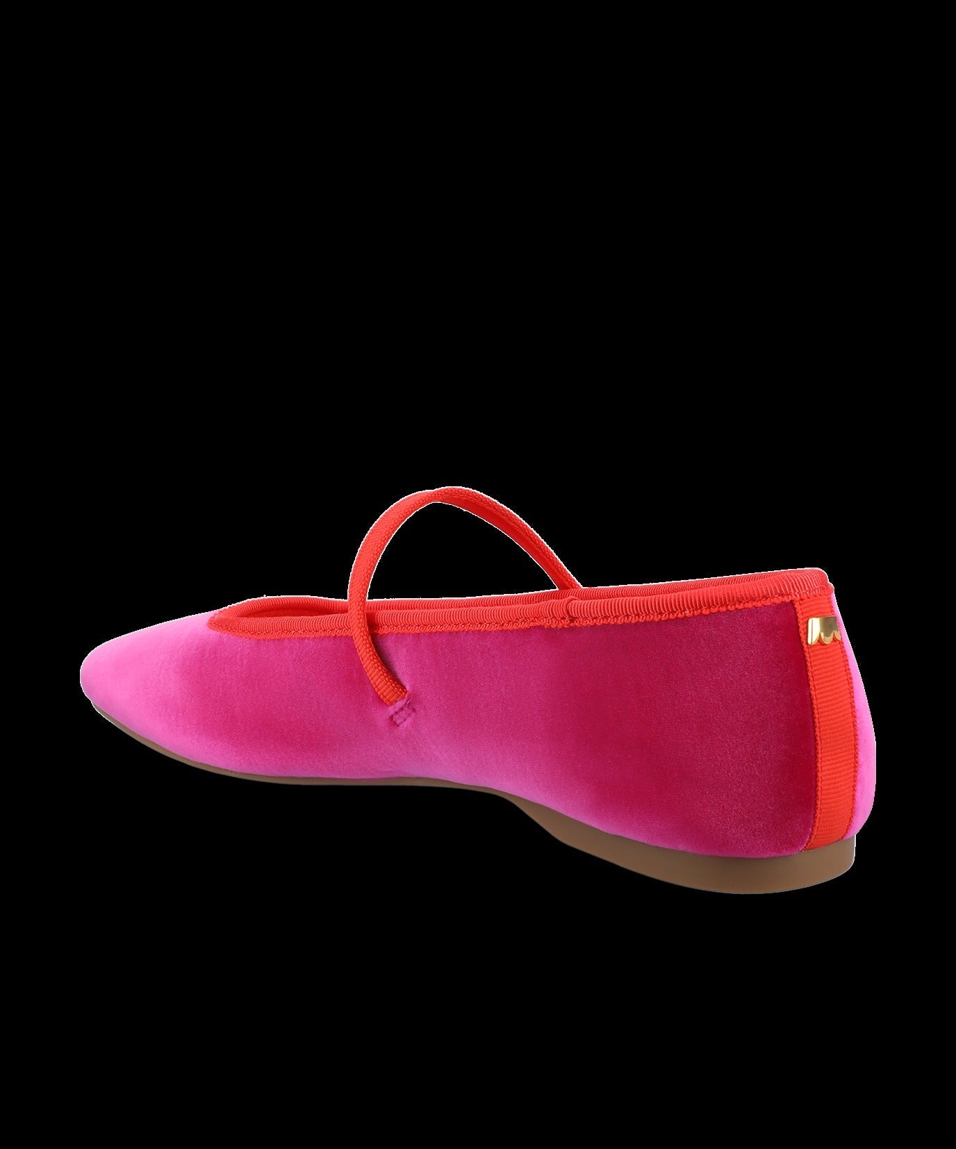 The Hummingbird Mary Jane - Hot Pink Velvet
